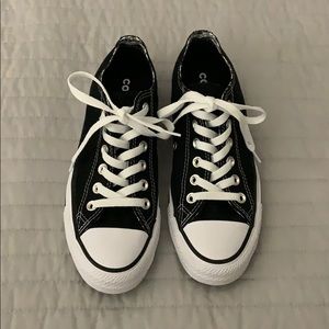 Black Chuck All Star Low Top Converse